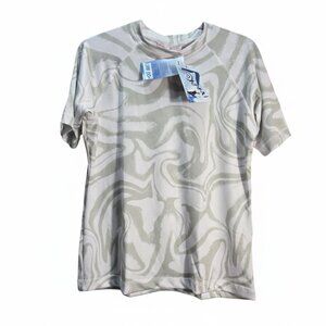NWT | Kanu Surf Marble Print Sunblock Swim Shirt | UPF 50+ | Size Large